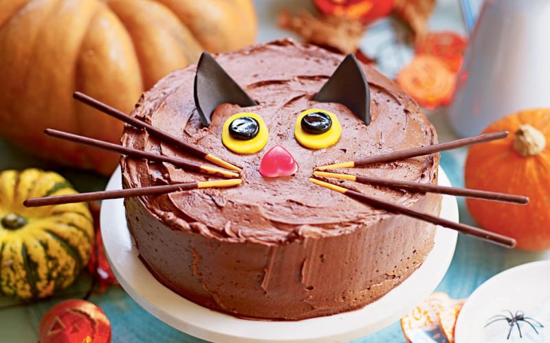 Torta čarovniška mačka