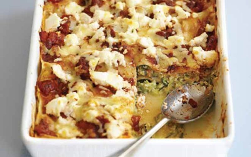 Creamy Courgette lasagne