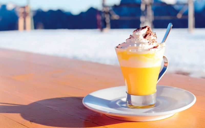 Italian,Hot,Drink,,Bombardino.,Italy,,Europe.