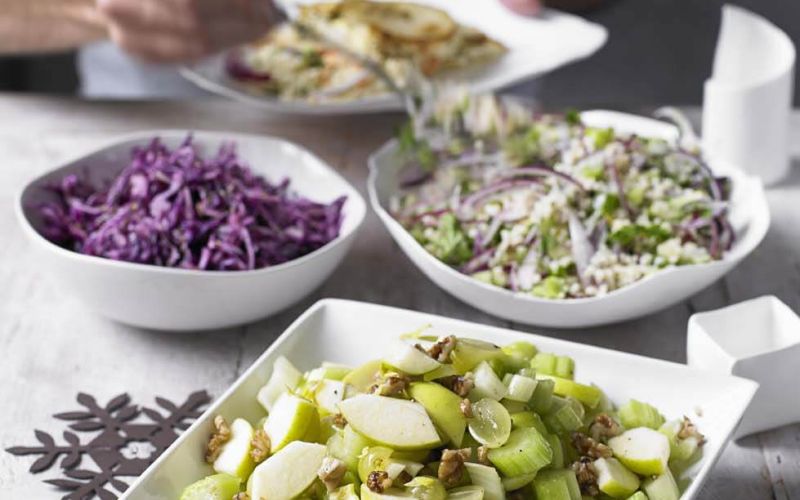celery apple and walnut salad
