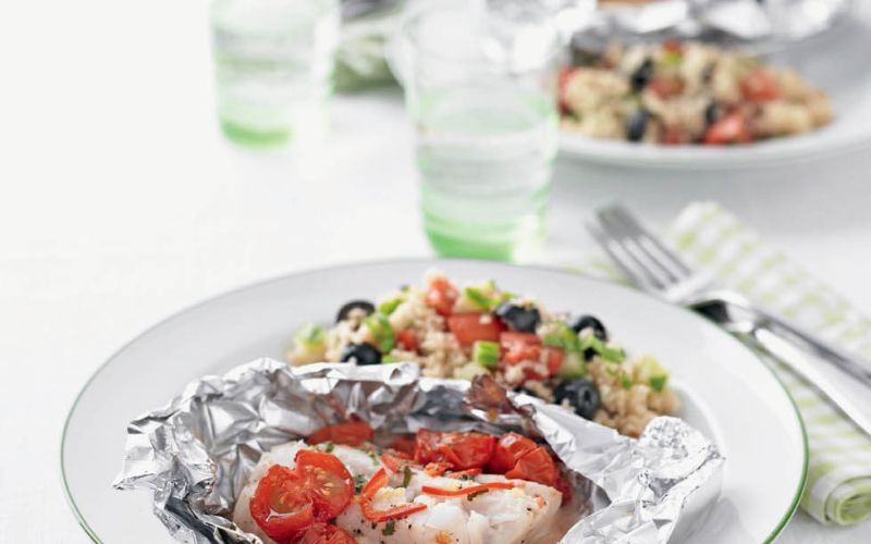 healthyeat well all week mediterranean fish and couscous