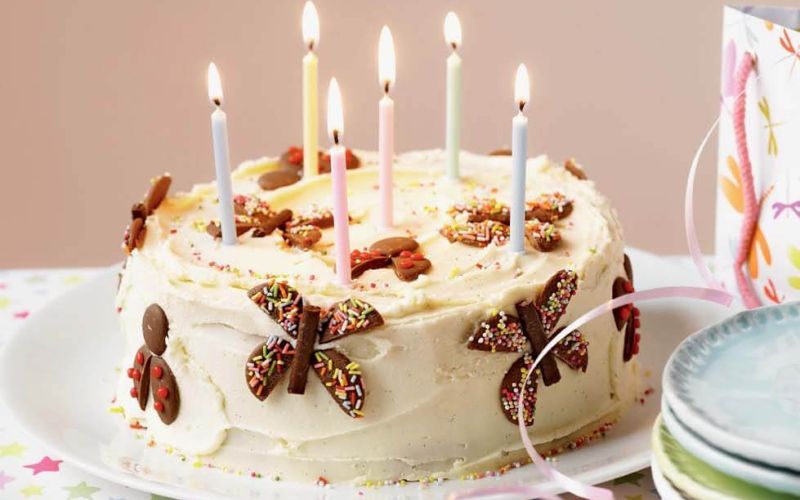 birthday bug cake