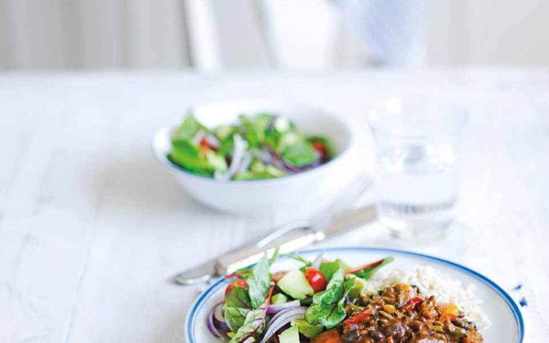 chilli beef with black beans and avocado saladyour main mealshealthy eating plan