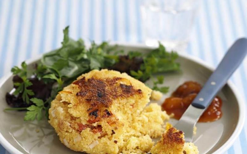 Make it tonight MIT p19-35Couscous fritters with feta