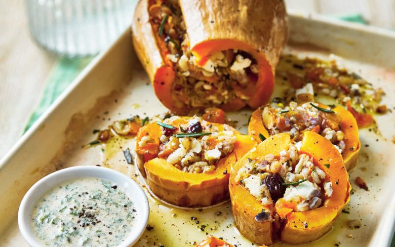 stuffed squashettaStuffed butternut squash
