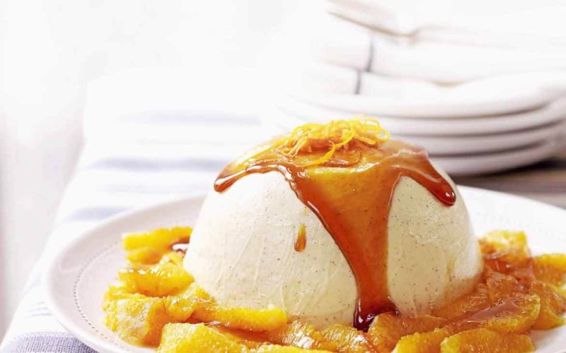 vaniila panna cotta