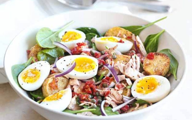winter tuna nicoise