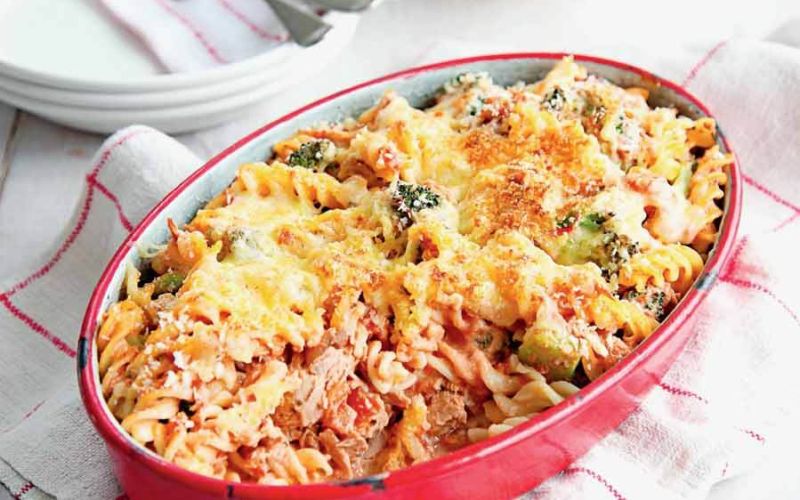 tuna and broccoli pasta bakeeveryday