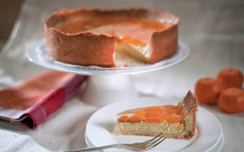 skutna torta z mandarinami
