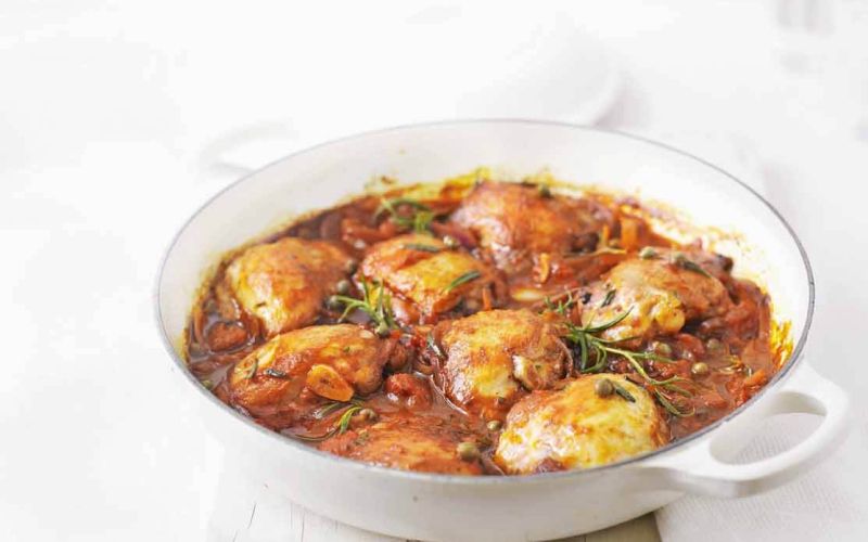 rosemary chicken with tomato sauce