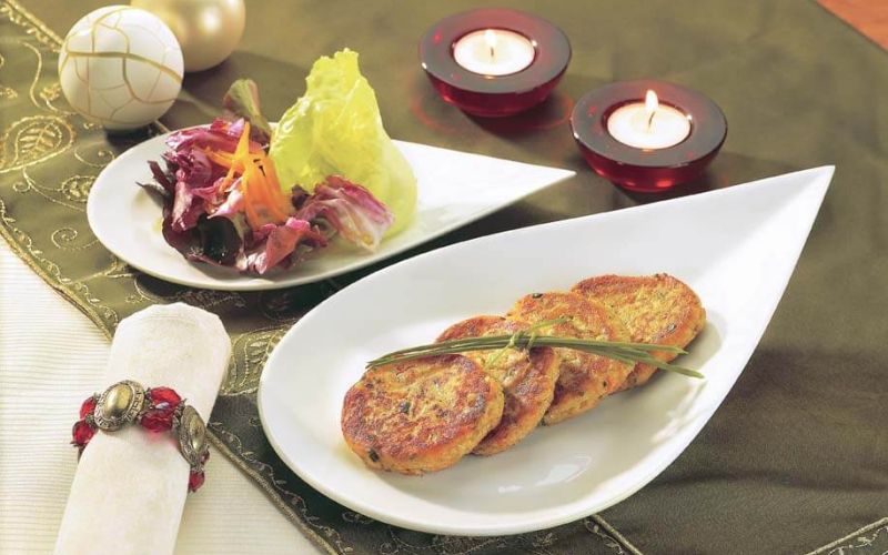 krompirjeve pogacice z zelenjavo