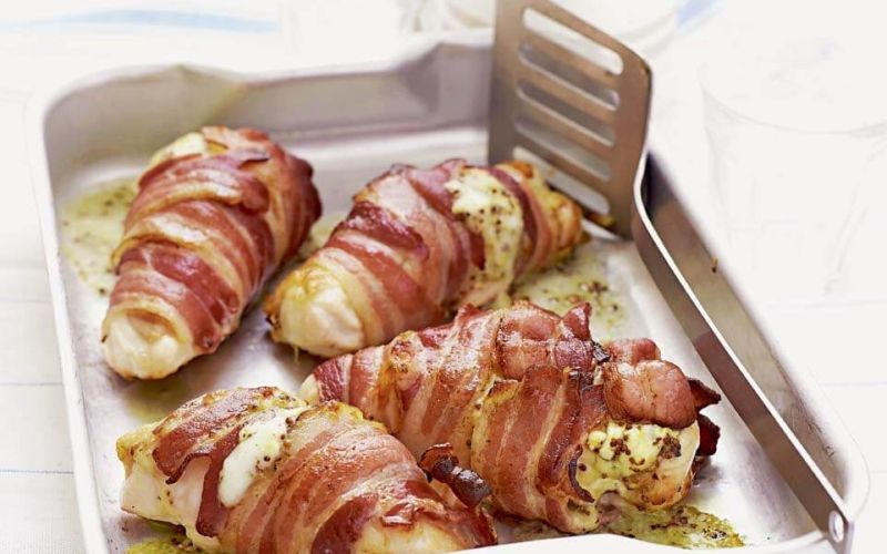Mustard-stuffed chickenP45-46