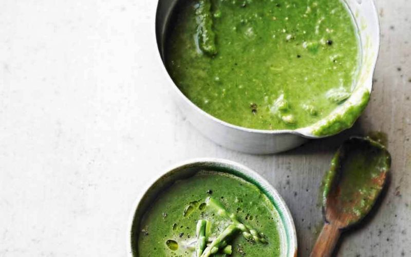asparagus soupour spring collectionin season