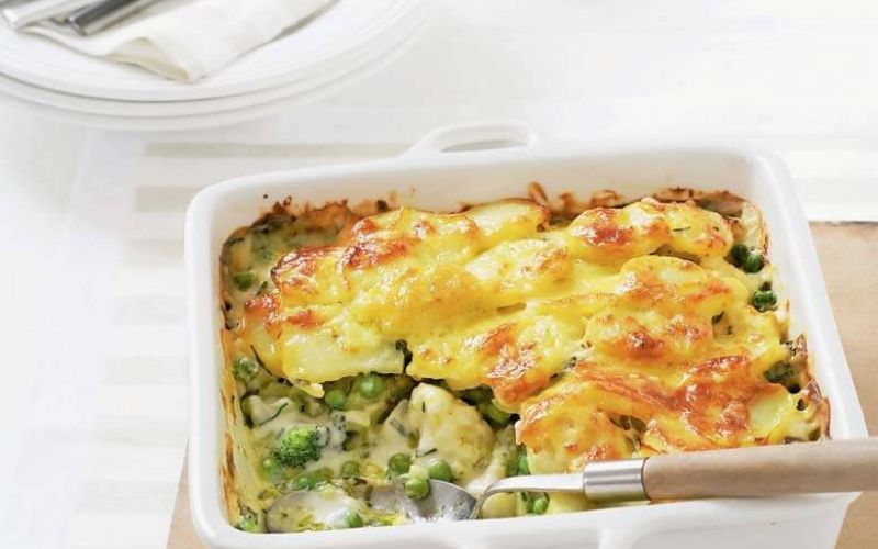 green garden veg pie