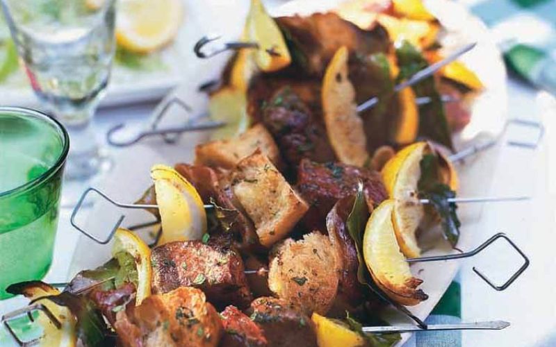 Steak &amp; prosciutto skewers with sage &amp; thymeWeekend Foodpage 53