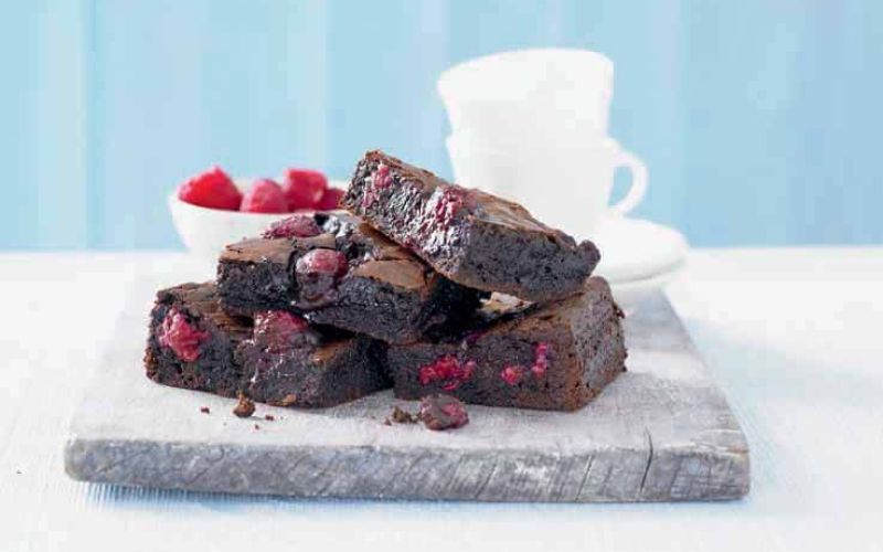 best ever chocolate raspberry browniescover recipe
