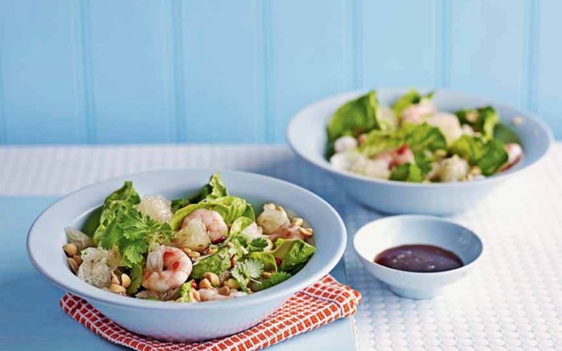 prawn and pomelo saladcitrus appealin season