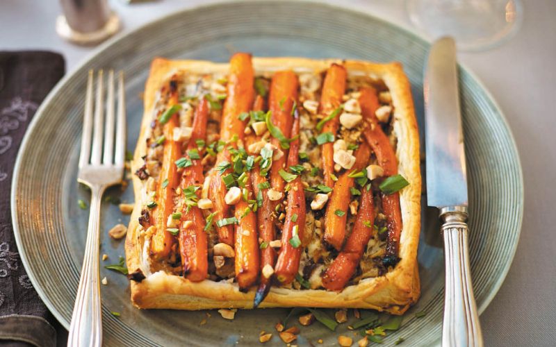 pita s korenckom gobami in lesniki