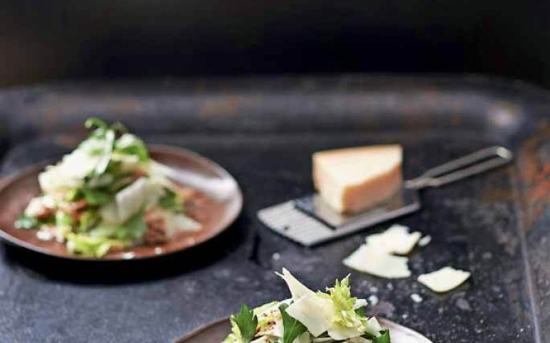 celeriac salad with parmesan, walnuts and parsleylet's eat more...celeriacin season