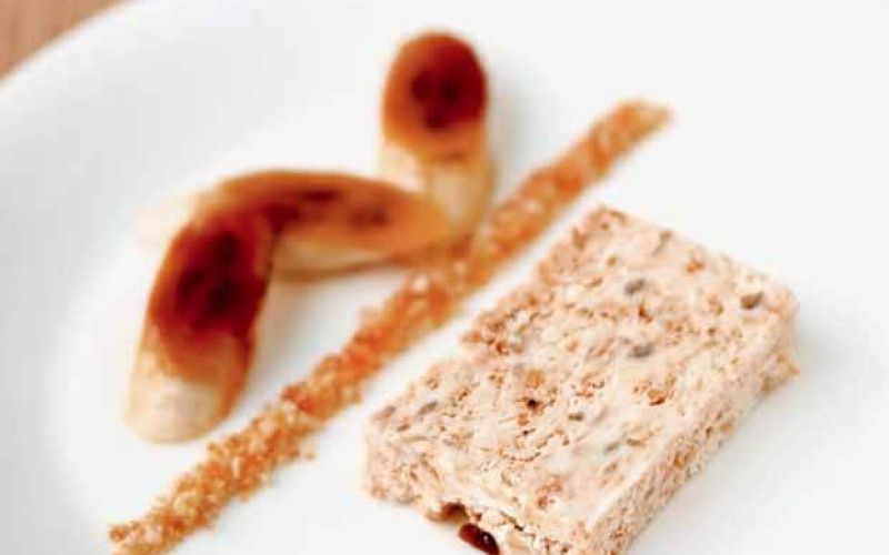 frozen banana and praline parfitgordon ramsay