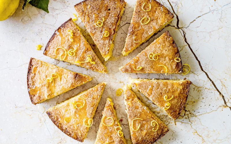 almond and amalfi lemon cake