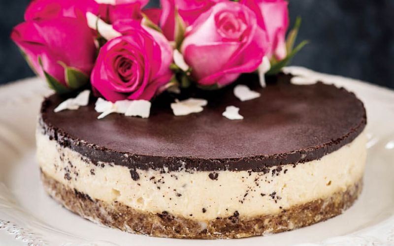 Presna torta z malinami-torta boginja A
