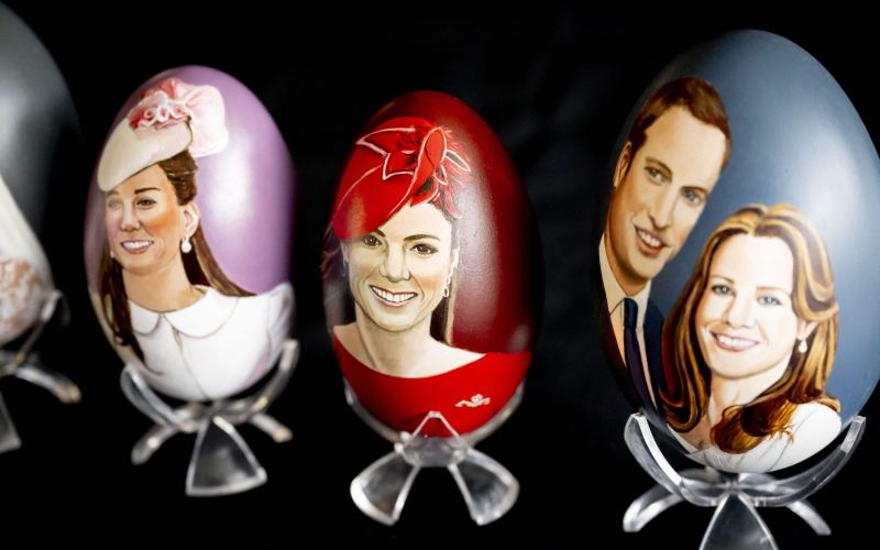 velika-noč, jajca, kraljeva-družina