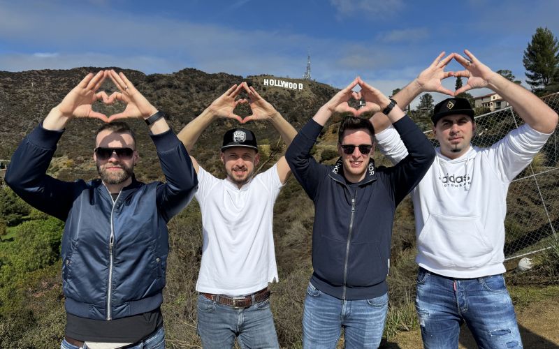 Fehtarji navdušili slovenske izseljence v Kanadi, se v ZDA srečali z Anžetom Kopitarjem in se podali