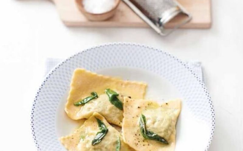 ravioli s spinaco