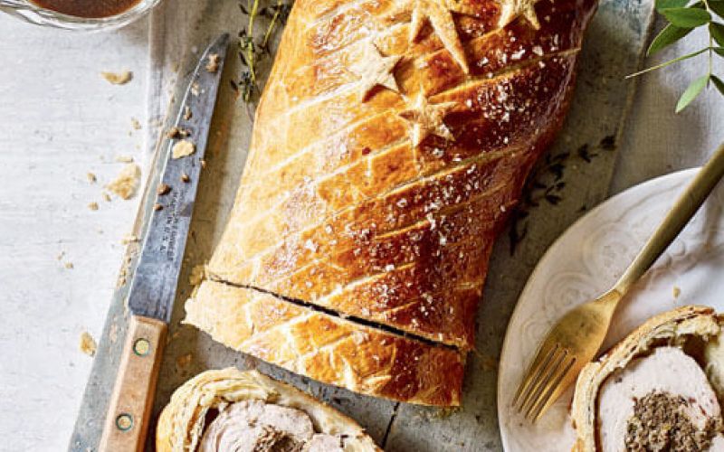 wild mushroom, port and thyme turkey wellingtonChristmas