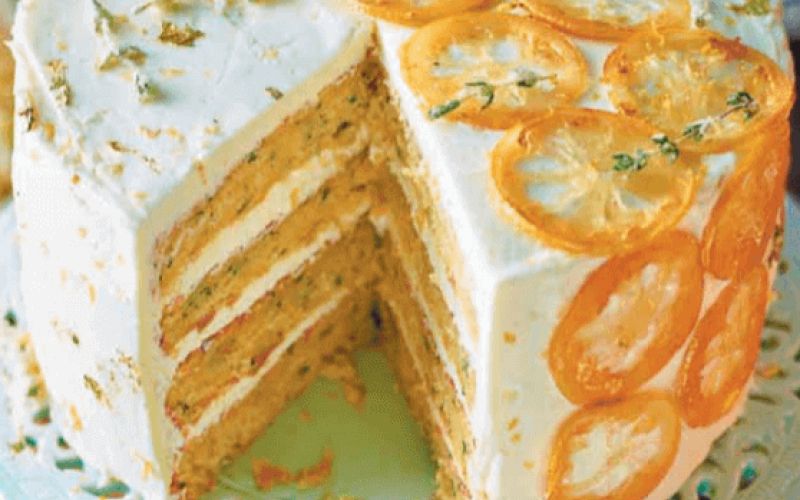 Bučkina torta z limono