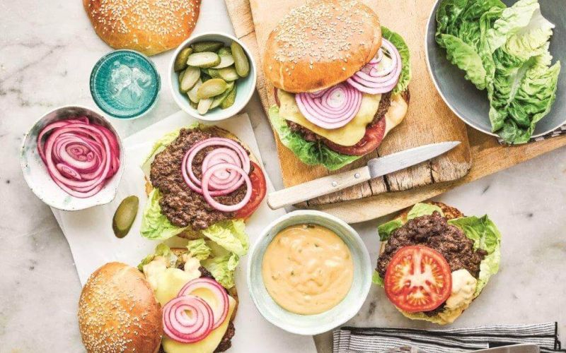 sestavine burger