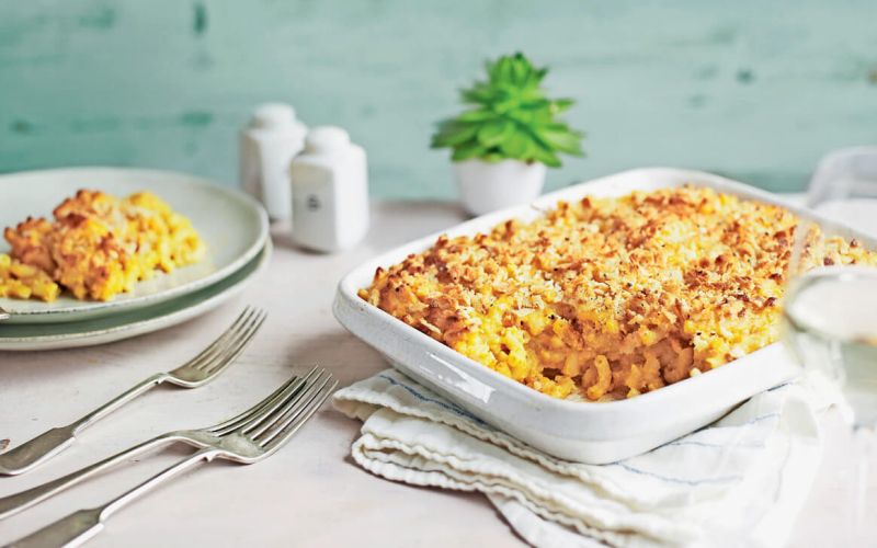 Veganski makaroni in sir