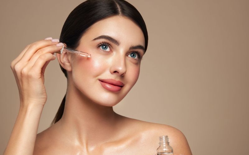 Ženska, koža, nega, olje