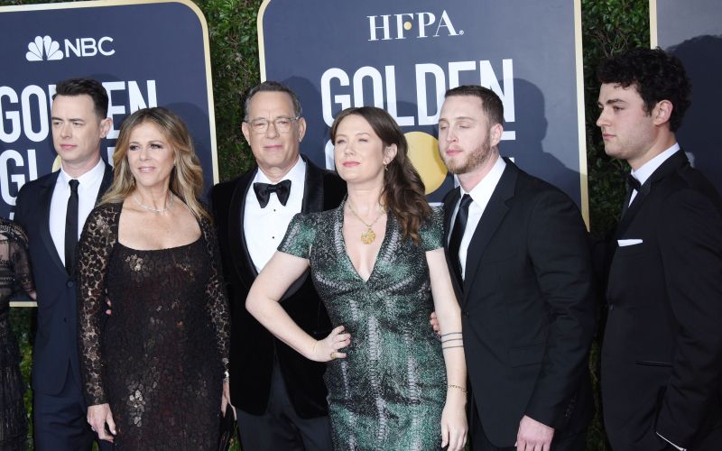 Elizabeth Hanks, Tom Hanks, Rita Wilson, Colin Hanks