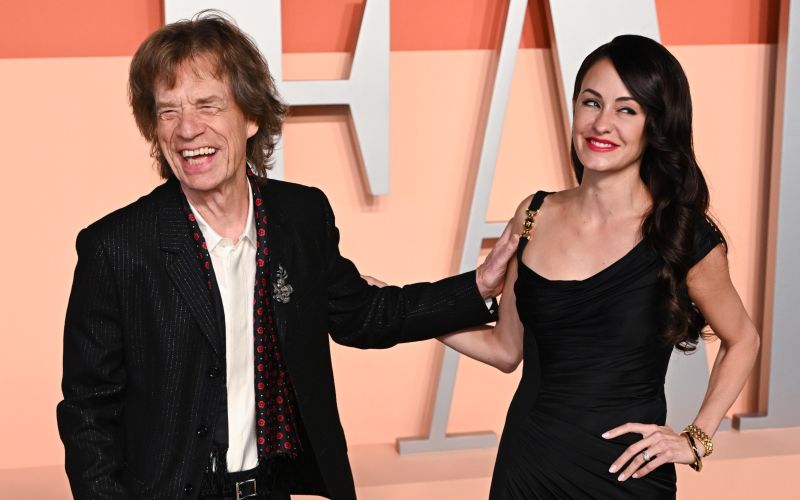 Mick Jagger, Melanie Hamrick - Mick Jagger s svojo 44 let mlajšo zaročenko Melanie Hamrick.
