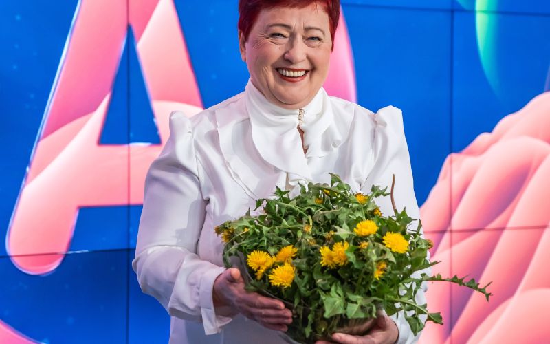 Vedno dobrovoljna Marija je v studio Aktuala prinesla