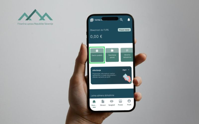 furs, aplikacija, edavki