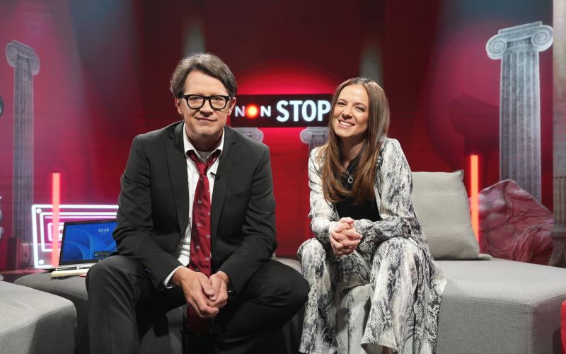 Prva Boštjanova gostja je bila Nina Pušlar.