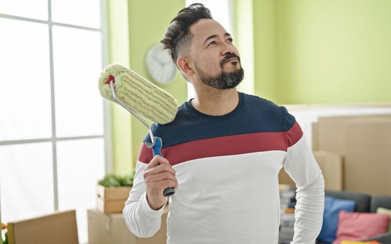 barvanje, pleskanje sten