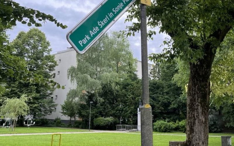 Park Ade Škerl in Sonje Plaskan