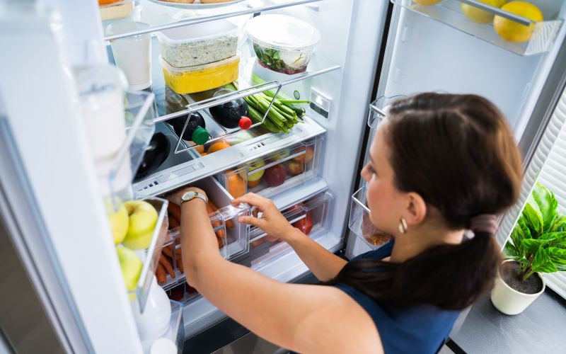 hladilnik, shranjevanje živil, hrane