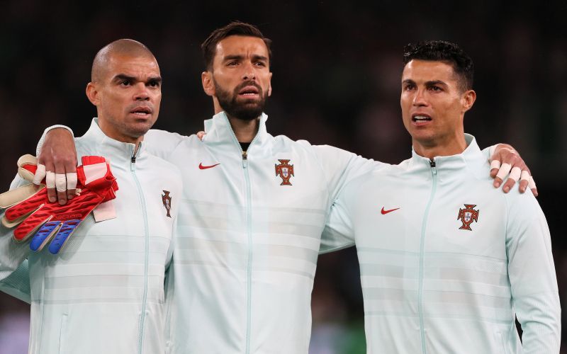 Cristiano Ronaldo Rui Patricio Pepe