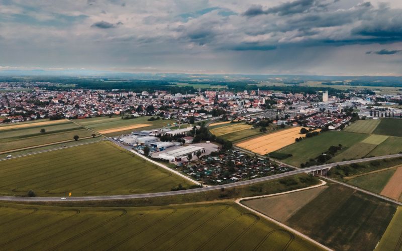 simbolična, dron, murska-sobota, polje, pšenica, oblaki, oblačno, nevihta, neurje, toča