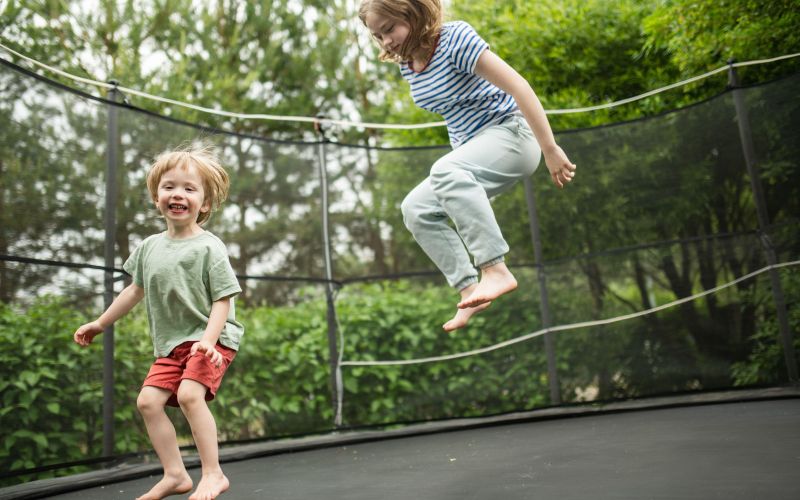 trampolin, skakanje
