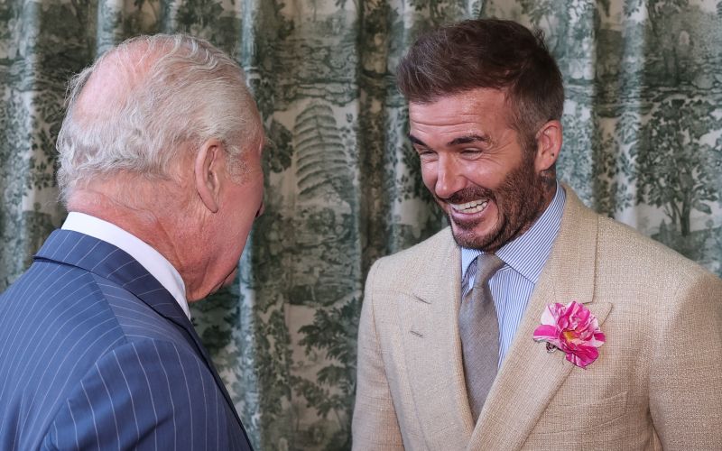 Kralj Karel, David Beckham - Legendarnemu Davidu Backhamu naj bi podelili viteški naziv.