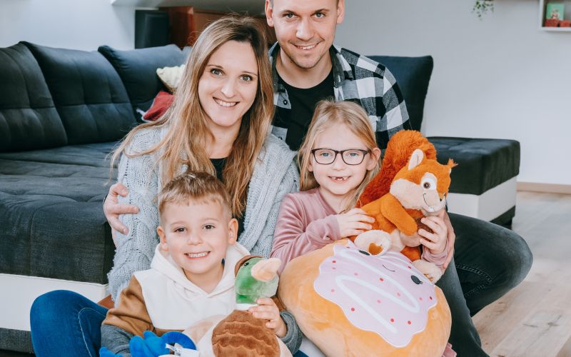 Tomaževa družinica se je povečala za še enega člana, Tineta!