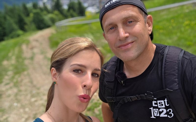 Lea in Jure Košir sta se po poti ves čas pogovarjala o zanimivih stvareh.