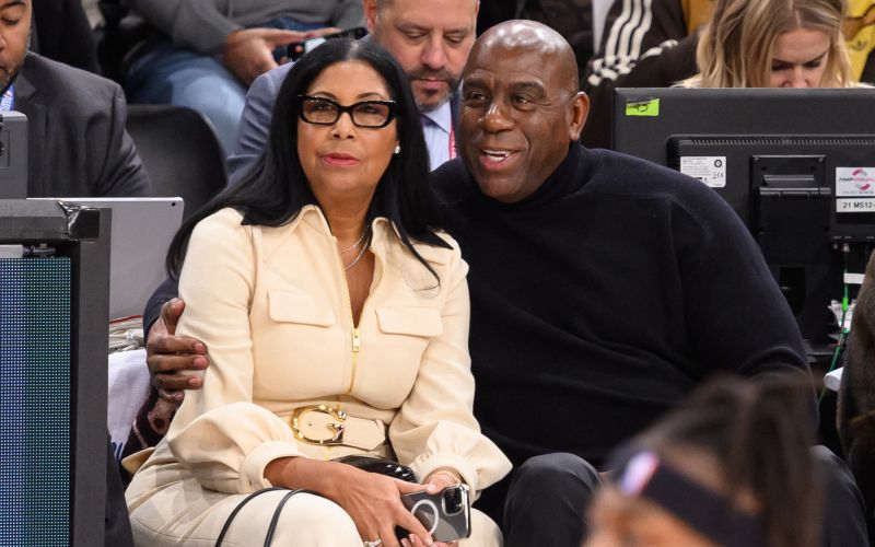 Cookie Johnson, Magic Johnson.jpg