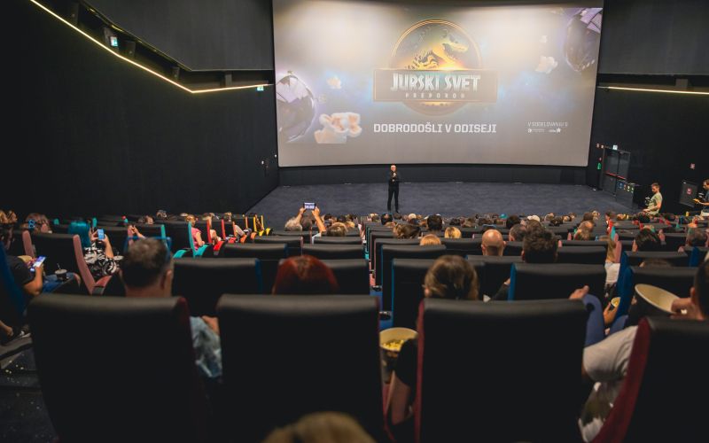 JURSKI SVET PREPOROD, Odiseja - Gledalce so poleg filma navdušile tudi povsem prenovljene dvorane.